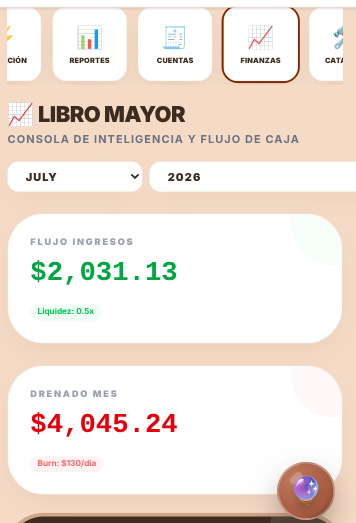 Consola Financiera LockNode